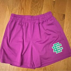 Eric Emanuel purple/green shorts size LARGE